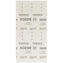 BOSCH EXPERT M480 csiszolóháló rezgőcsiszolókhoz, 115 x 230 mm, G 400, 50 db 2608900775