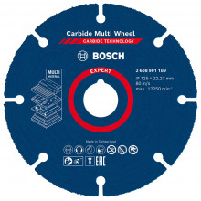 BOSCH EXPERT Carbide Multi Wheel vágótárcsa, 125 mm, 22,23 mm 2608901189