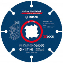 BOSCH EXPERT Carbide Multi Wheel X-LOCK vágótárcsa, 115 mm, 22,23 mm 2608901192