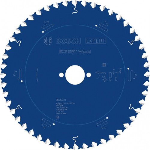 BOSCH Expert for Wood körfűrészlap 230 × 2,5/1,8 × 30 mm, T48 2608902166