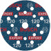 BOSCH EXPERT O780 Foil csiszolótárcsa, 125 mm, G120 2608902401