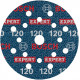 BOSCH EXPERT O780 Foil csiszolótárcsa, 125 mm, G120 2608902401