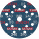 BOSCH EXPERT O780 Foil csiszolótárcsa, 125 mm, G240 2608902404