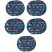 BOSCH EXPERT O780 Foil csiszolótárcsa készlet, 125 mm,G60/G80/G120/G180/G240 260890242