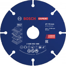 Bosch EXPERT Carbide Multi Wheel Keményfém vágótárcsa 115mm, 22,23mm 2608902488