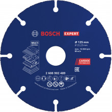 Bosch EXPERT Carbide Multi Wheel Keményfém vágótárcsa 125mm, 22,23mm 2608902489