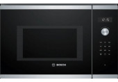 Bosch Serie 6 Beépített mikrohullámú sütő, grill 59 x 38 cm Szálcsiszolt acél BEL554MS0