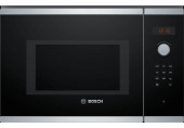 Bosch Serie 4 Beépíthető mikrohullámú sütő 59 x 38 cm Szálcsiszolt acél BFL553MS0