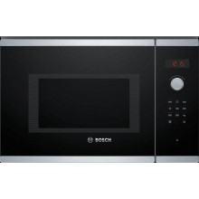Bosch Serie 4 Beépíthető mikrohullámú sütő 59 x 38 cm Szálcsiszolt acél BFL553MS0