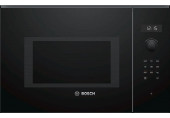 Bosch Serie 6 Beépíthető mikrohullámú sütő 59 x 38 cm Fekete BFL554MB0