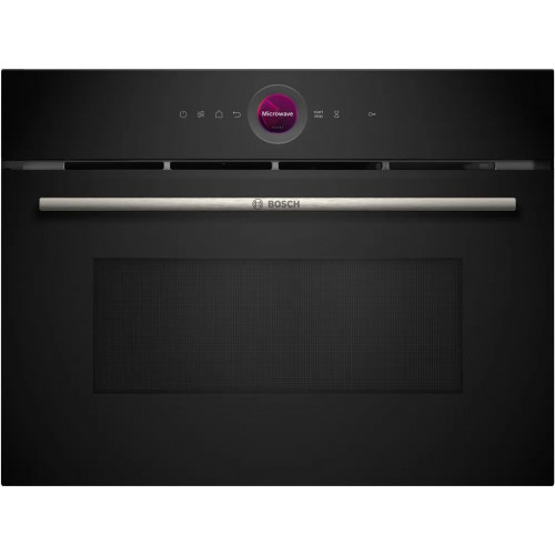 Bosch Serie 8 Beépíthető mikrohullámú sütő 60 x 45 cm Fekete CEG732XB1
