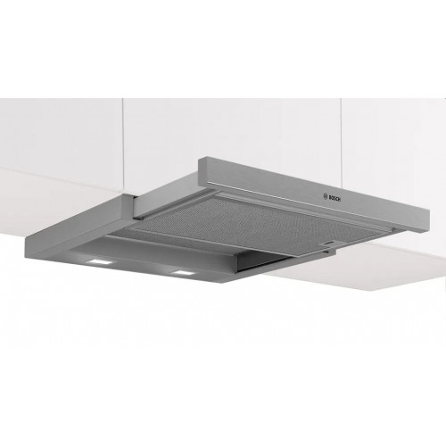 Bosch Serie 4 Teleszkópos páraelszívó 60 cm Ezüst, fémes DFS067A51