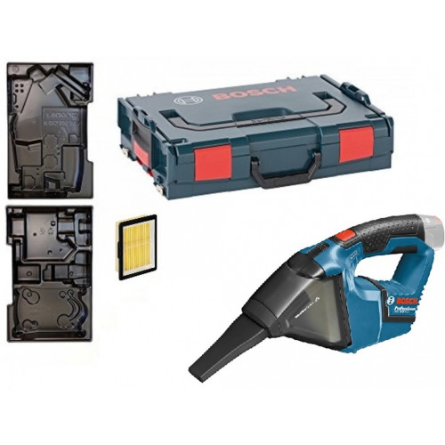 BOSCH GAS 12 V-LI Professional Akkus Porszivó (akku nélkül) + L-BOXX 06019E3001 BOSCH GAS 12 V-LI Professional Akkus Porszivó (akku nélkül) + L-BOXX 06019E3001