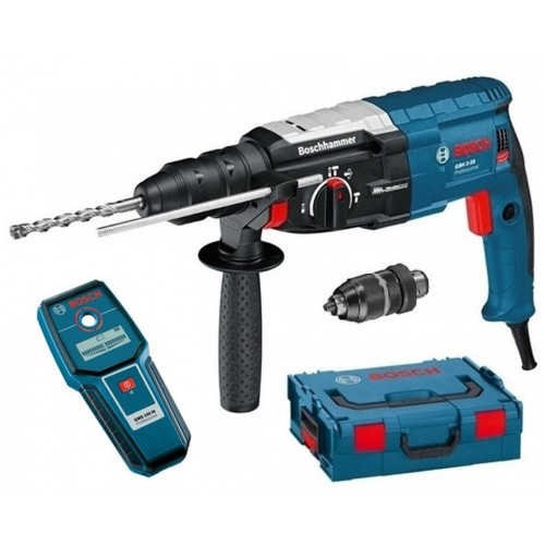 BOSCH GBH 2-28 F Fúrókalapács + GMS 100 M Keresőműszer 061126760A