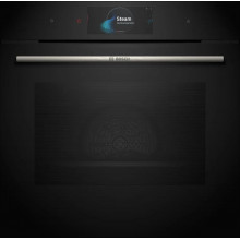 Bosch Serie 8, Beépíthető sütő gőz funkcióval, 60 x 60 cm, Fekete HRG7784B1