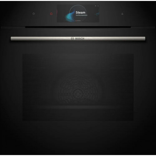 Bosch Serie 8, Beépíthető sütő gőz funkcióval, 60 x 60 cm, Fekete HRG7784B1