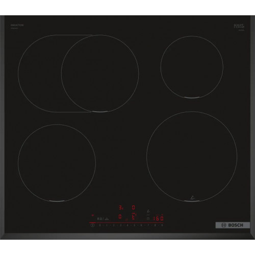 Bosch Serie 6 Indukciós főzőlap 60 cm munkapultra építhető keret nélkül PIF651HC1E Bosch Serie 6 Indukciós főzőlap 60 cm munkapultra építhető keret nélkül PIF651HC1E