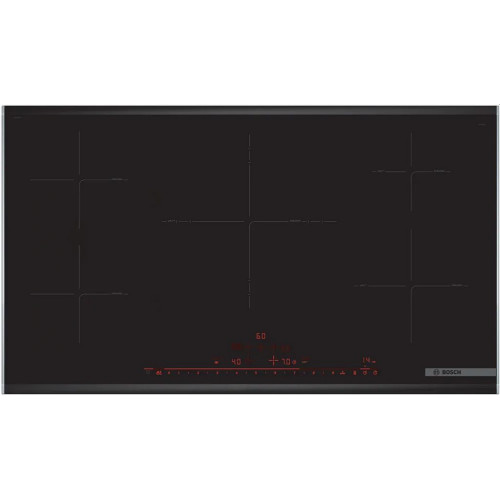 Bosch Serie 8 Indukciós főzőlap 90 cm munkapultra építhető kerettel PIV975DC1E Bosch Serie 8 Indukciós főzőlap 90 cm munkapultra építhető kerettel PIV975DC1E