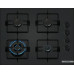 Bosch Serie 2 Gáz főzőlap 60 cm Edzett üveg, Fekete POH6B6K30