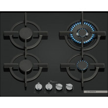 Bosch Serie 6 Gáz főzőlap 60 cm Edzett üveg, Fekete PPH6A6I10