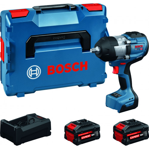 BOSCH GDS18V-1400 PROFESSIONAL Ütvefúró-csavarozók, 2x8,0Ah, L-BOXX 06019R5003 BOSCH GDS18V-1400 PROFESSIONAL Ütvefúró-csavarozók, 2x8,0Ah, L-BOXX 06019R5003