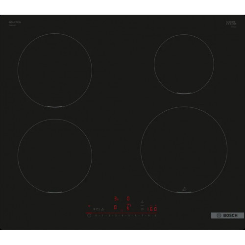 Bosch Serie 6 Indukciós főzőlap 60 cm munkapultra építhető keret nélkül PUE611HC1E Bosch Serie 6 Indukciós főzőlap 60 cm munkapultra építhető keret nélkül PUE611HC1E