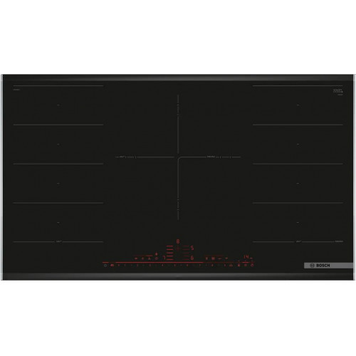 Bosch Serie 8 Indukciós főzőlap 90 cm munkapultra építhető kerettel PXV975DV1E Bosch Serie 8 Indukciós főzőlap 90 cm munkapultra építhető kerettel PXV975DV1E