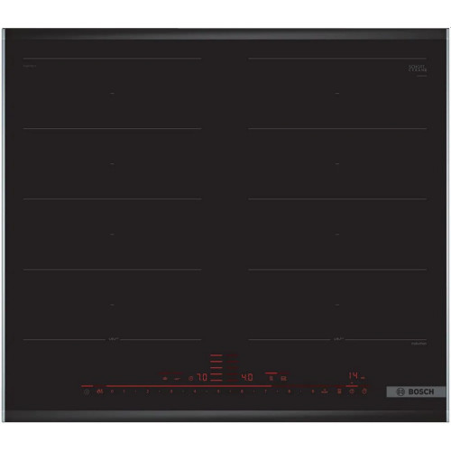 Bosch Serie 8 Indukciós főzőlap 60 cm munkapultra építhető kerettel PXX675DC1E Bosch Serie 8 Indukciós főzőlap 60 cm munkapultra építhető kerettel PXX675DC1E