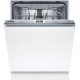 Bosch Serie 4, Beépíthető mosogatógép, 60 cm, VarioHinge - csúszózsanér SMH4HVX00E