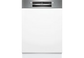 Bosch Serie 4 Teilintegrierter Geschirrspüler 60 cm Gebürsteter Stahl