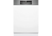 Bosch Serie 6 Félig beépíthető mosogatógép 60 cm Szálcsiszolt acél