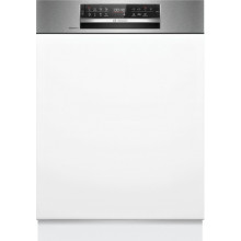 Bosch Serie 6 Félig beépíthető mosogatógép 60 cm Szálcsiszolt acél
