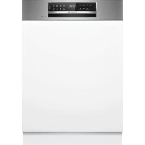 Bosch Serie 6 Félig beépíthető mosogatógép 60 cm Szálcsiszolt acél