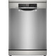 Bosch Serie 6 Szabadonálló mosogatógép, 60 cm, ezüst inox SMS6ECI04E