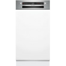 Bosch Serie 2, Félig beépíthető mosogatógép, 45 cm, Szálcsiszolt acél SPI2HKS42E