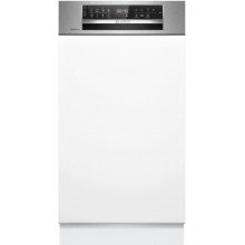 Bosch Serie 6 Félig beépíthető mosogatógép 45 cm Szálcsiszolt acél SPI6EMS21E