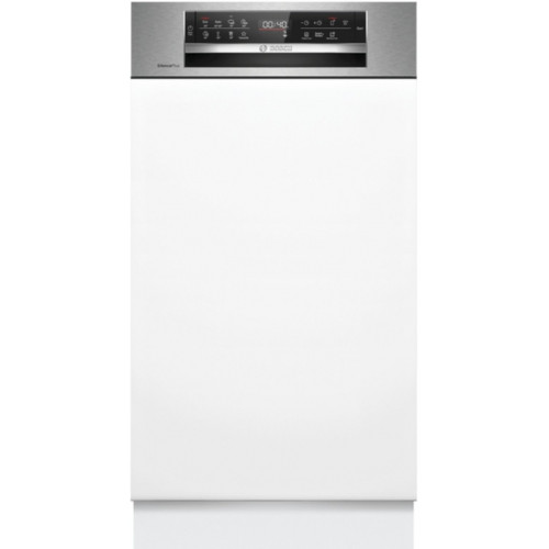 Bosch Serie 6 Félig beépíthető mosogatógép 45 cm Szálcsiszolt acél SPI6EMS21E