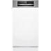 Bosch Serie 6 Félig beépíthető mosogatógép 45 cm Szálcsiszolt acél SPI6EMS21E