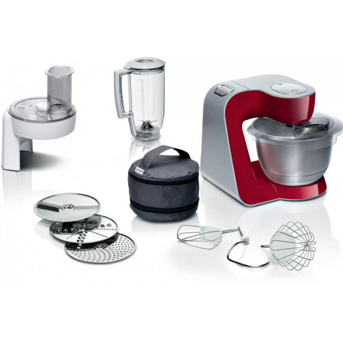 KIÁRUSÍTÁS Bosch MUM5 Konyhai robotgép (1000W/Piros) MUM58720 SÉRÜLT CSOMAGOLÁS
