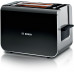 KIÁRUSÍTÁS Bosch Styline Kompakt kenyérpirító (860W/Fekete) TAT8613 KICSOMAGOLT