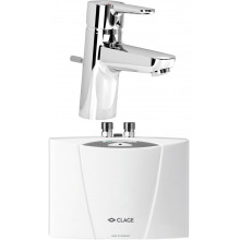 CLAGE MCX BLUE Mini átfolyós vízmelegítő 3,5 kW 230 V + csaptelep EWT 1500-15133