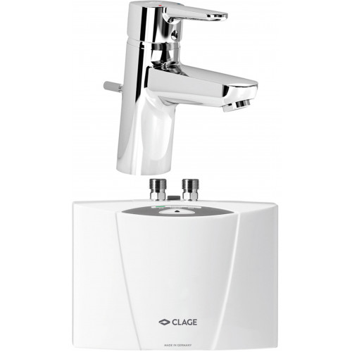 CLAGE MCX BLUE Mini átfolyós vízmelegítő 3,5 kW 230 V + csaptelep EWT 1500-15133
