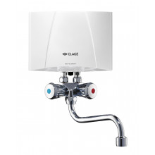 CLAGE M4 SMB Átfolyós vízmelegítő 4,4 kW 230 V + csaptelep 1500-17104