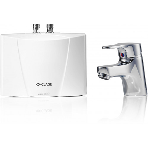 CLAGE M3 END Átfolyós vízmelegítő készülék 3,5 kW 230 V + csaptelep 1500-17243