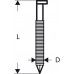 BOSCH D-fejű szalagszeg, SN34DK 100R 2608200050