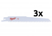 Milwaukee Sawzall Szablyafűrészlap (150mm/3db) 48001075