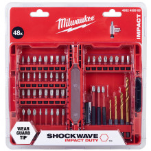Milwaukee Shockwave Impact duty Bit készlet 48 darabos 4932430906