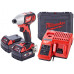 Milwaukee M18 BID-402C Akkus ütvecsavarozó 2x4.0 Ah, Szerszámkoffer 4933443580