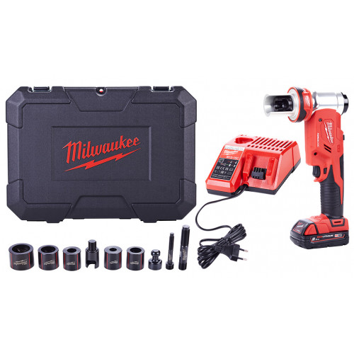 Milwaukee M18 HKP-201CA Akkus hidraulikus lemezlyukasztó (18V/1x2.0 Ah) 4933451204