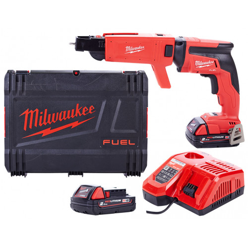 Milwaukee M18FSGC-202X Akkus gipszkarton csavarbehajtó, 2x 2.0 Ah, HD box 4933459199